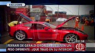 Investigan si Oropeza utilizó Ferrari para traer dinero ilegal