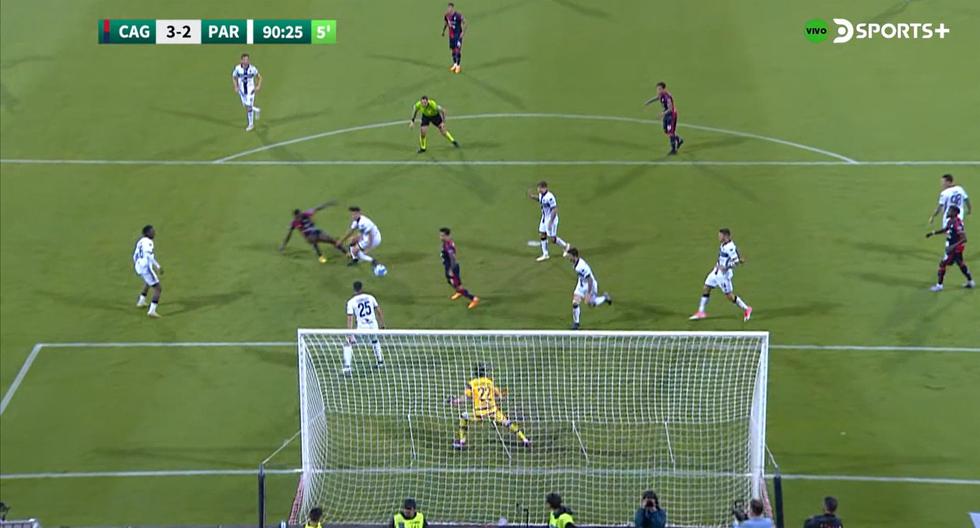 ¡Es una locura! Lapadula participó del 3-2 para Cagliari: Luvumbo sometió a Chichizola | VIDEO