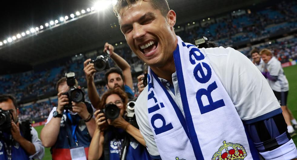 El \'luso\' Cristiano Ronaldo se refirió a LaLiga Santander obtenida por el Real Madrid. (Foto: Getty Images)