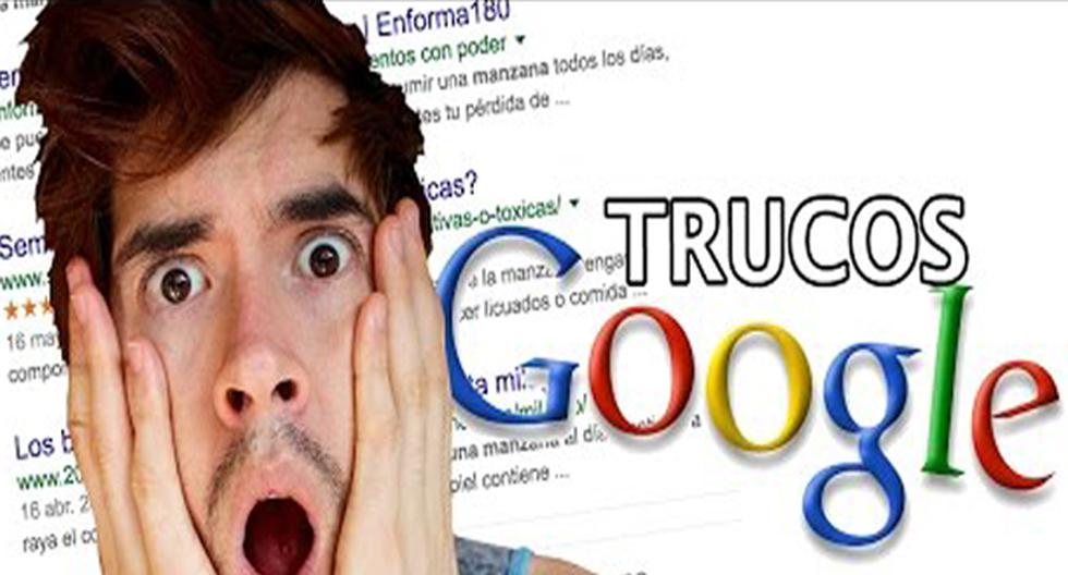 El reconocido youtuber \"HolaSoyGermán\" elaboró un video que te muestra 10 increíbles trucos secretos de Google. ¿Los conocías todos? (Foto: Captura)