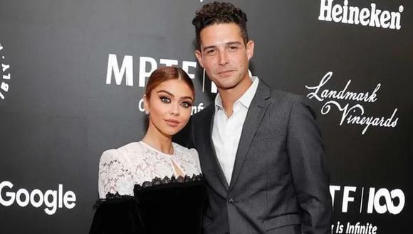 Sarah Hyland, de Modern Family, se casó con Wells Adams tras esperar 3 años por la pandemia. (Foto: Instagram)