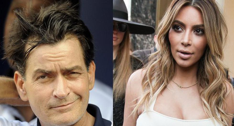 Charlie Sheen insultó a Kim Kardashian y luego se disculpó con ella.  (Foto: Getty Images)