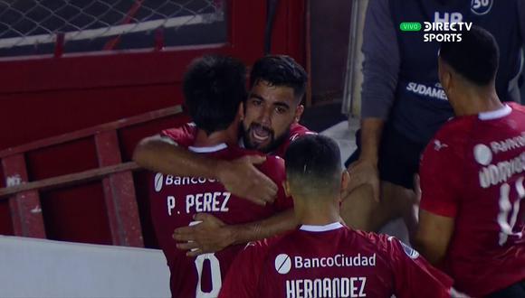 Independiente vs. Binacional: Emanuel Brítez y el 1-0 tras aprovechar mal despeje de Jeickson Reyes | Foto: Captura