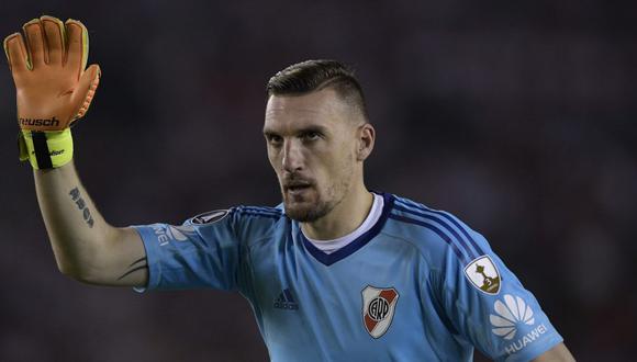 Franco Armani es la novedad en la lista de River Plate. (Foto: AFP)