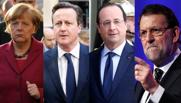 Ucrania: la posición de Alemania, Reino Unido, Francia y España