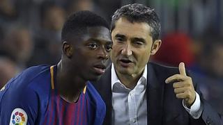 Barcelona: Ernesto Valverde reveló por qué se lesionó Dembélé