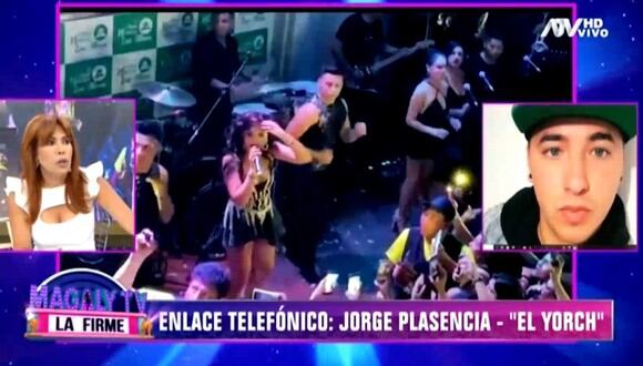 Jorge Plasencia se comunicó con Magaly Medina para aclarar que no agredió a Daniela Darcourt. (Foto: Captura ATV)