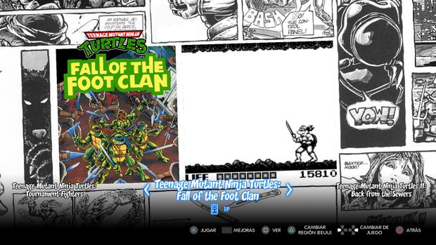 El menú principal tiene de fondo cómics en blanco y negro para resaltar los juegos. (Foto: captura de pantalla, Diana Velásquez)