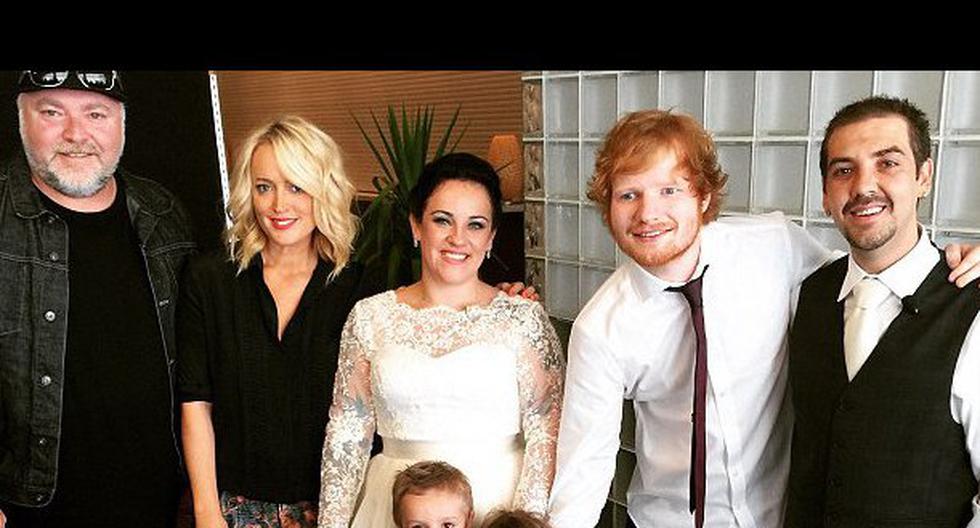 Ed Sheeran sorprende a esposos en su boda. (Foto: MTV.com)