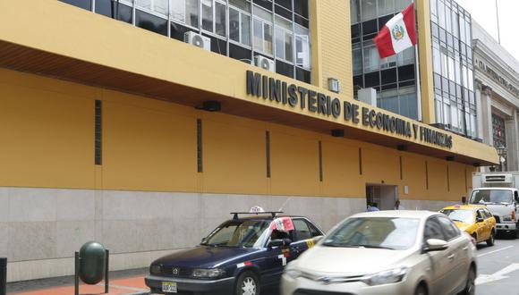 El Ministerio de Economía y Finanzas (MEF). (Foto: GEC)