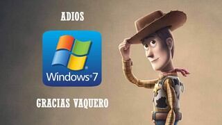 Windows 7: los mejores memes tras la ‘fin’ del sistema operativo 