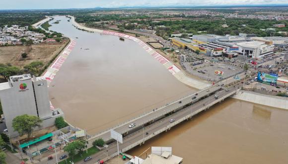 Reportan posible desborde del río Piura. (Foto: Julio Reaño/@Photo.gec)