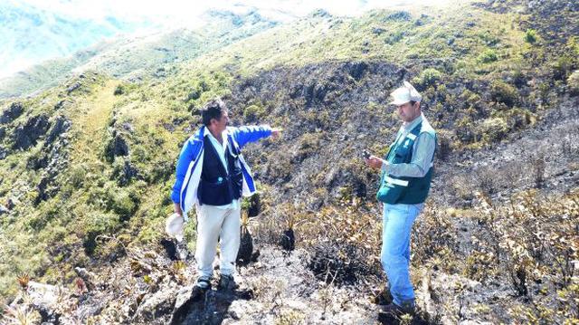 Incendio consumió 15 hectáreas de zona protegida en Canchaque - 1