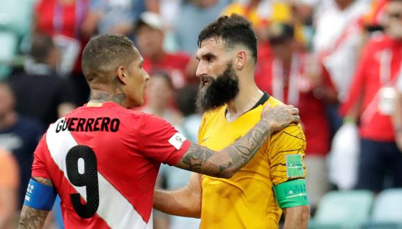 El último pilar fundamental de Australia es recordado por haberle brindado todo su apoyo a Paolo Guerrero, luego de que este fuera sancionado por dopaje. (Foto: AFP)