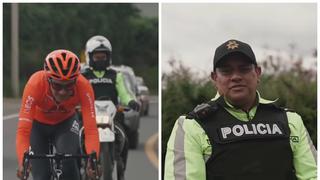 La historia del policía que ha acompañado al campeón olímpico ecuatoriano a entrenar por 4 años