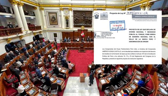 El proyecto de ley lleva las firmas de siete congresistas de Perú Libre, (Foto: Congreso)