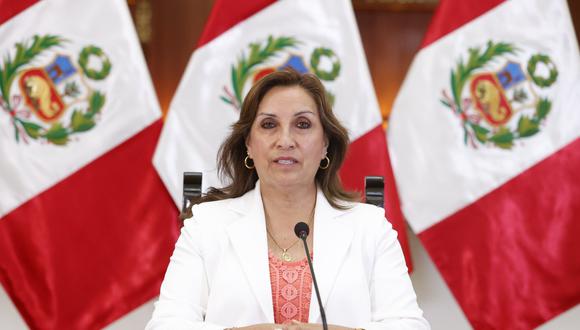 Presidenta Dina Boluarte dio un mensaje a la Nación en medio de las protestas. (Presidencia)