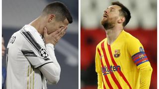 Cristiano Ronaldo y Messi fuera de la Champions: pasaron 16 años para no tener al argentino ni a CR7 en cuartos de final | FOTOS