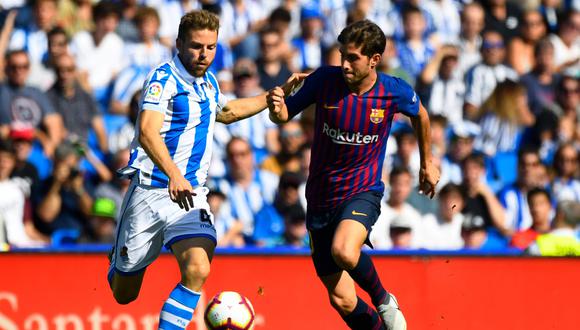Barcelona vs. Real Sociedad EN VIVO ONLINE DIRECTO: 1-0 caen culés | vía DirecTV y beIN Sports. (Foto: AFP)
