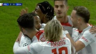 Gvardiol y Nkunku marcaron el 2-0 del Leipzig vs. Real Madrid en pocos minutos | VIDEO