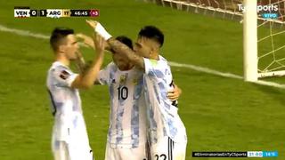 Argentina vs. Venezuela: Lautaro Martínez puso 1-0 a ‘Albiceleste’ tras pase de Lo Celso | VIDEO