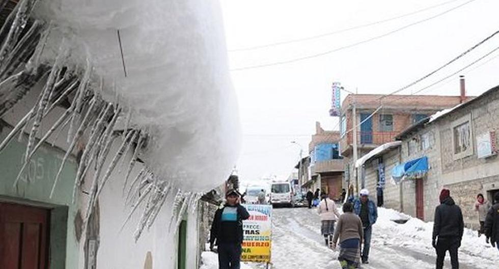 Se acerca la temporada de friaje y heladas en el país. (Foto: Andina)