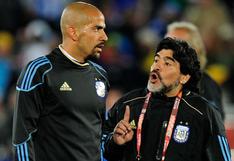 Juan Sebastián Verón le respondió fuerte a Diego Maradona
