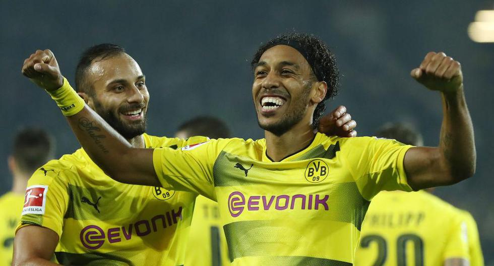 En Borussia Dortmund dan como un hecho la partida de Aubameyang, según indica Sky Sports | Foto: Getty Images