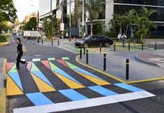 Art Lima 2018: el color llegó a los cruces peatonales de San Isidro