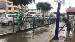 Chorrillos: aniego afecta a vecinos y causa congestión en urbanización Matellini