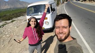 Conoce a la pareja de viajeros que recorre el Perú en una casa rodante 