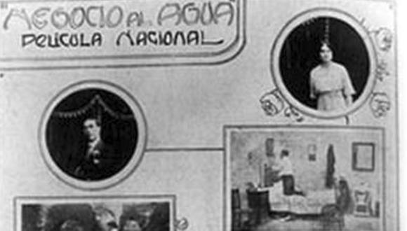 "Negocio al agua", la primera película peruana de ficción fue estrenada en el Cinema Teatro en 1913.