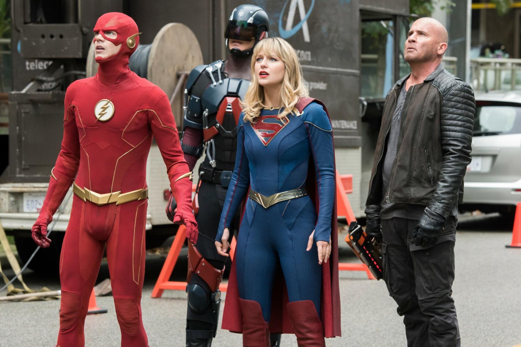 "Crisis on Infinite Earths" es el crossover más ambicioso de series de TV, al hacer que 5 programas se conecten. Foto: The CW/ DC Comics "Warner Channel.