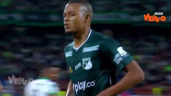 Gol de Harold Preciado para el 2-0 de Deportivo Cali vs. Atlético Nacional. (Video: Win Sports)