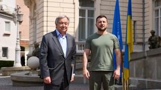 Jefe de la ONU viaja a Ucrania para reunirse con Zelensky