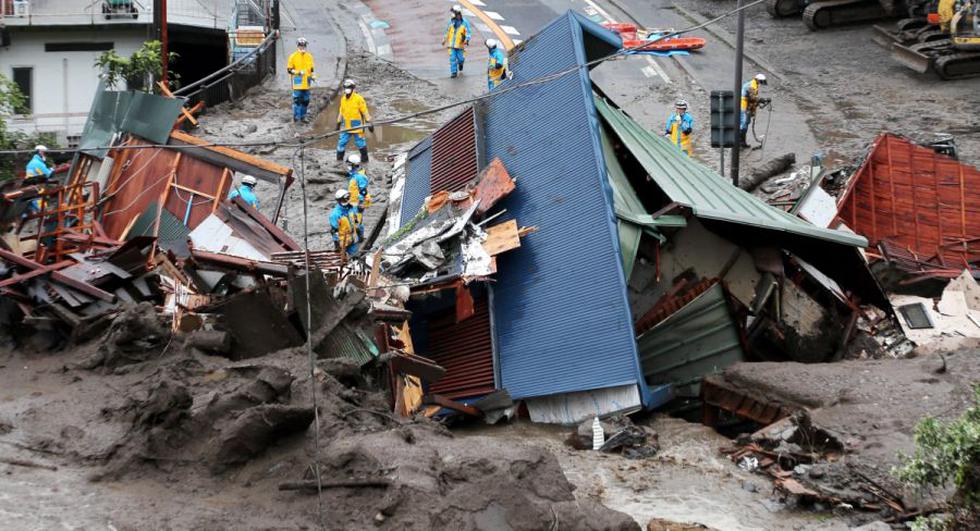 Japón | Shizuoka: continúan desaparecidas 24 personas por deslizamiento de  tierra en Atami | VIDEOS | MUNDO | EL COMERCIO PERÚ