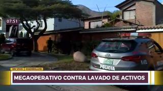 Allanan casas en La Molina y SJL en megaoperación por lavado de activos