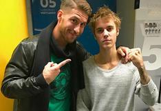 Justin Bieber se encontró con Sergio Ramos y se hicieron esta foto en España