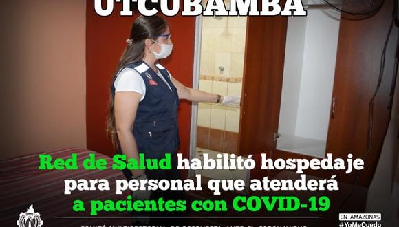 Amazonas: Habilitan hospedaje para que personal de salud se aísle tras atender a pacientes con COVID-19