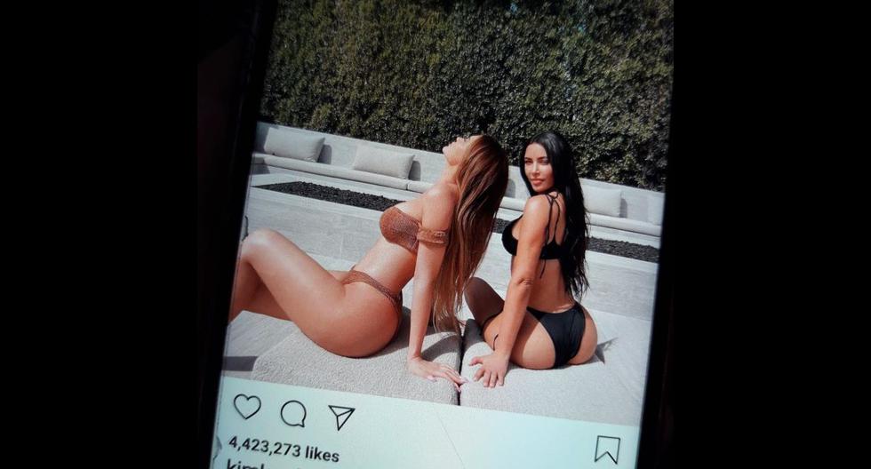 La cuenta de Instagram de Kim Kardashian. (Foto: La Prensa)