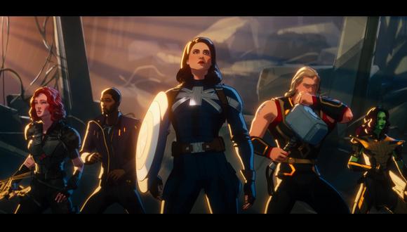 Los Guardianes del Multiverso, el grupo de héroes convocado al final de "What If...?" temporada 1. Foto: Marvel Studios.