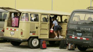 Lima prepara nueva ordenanza para vehículos de movilidad escolar