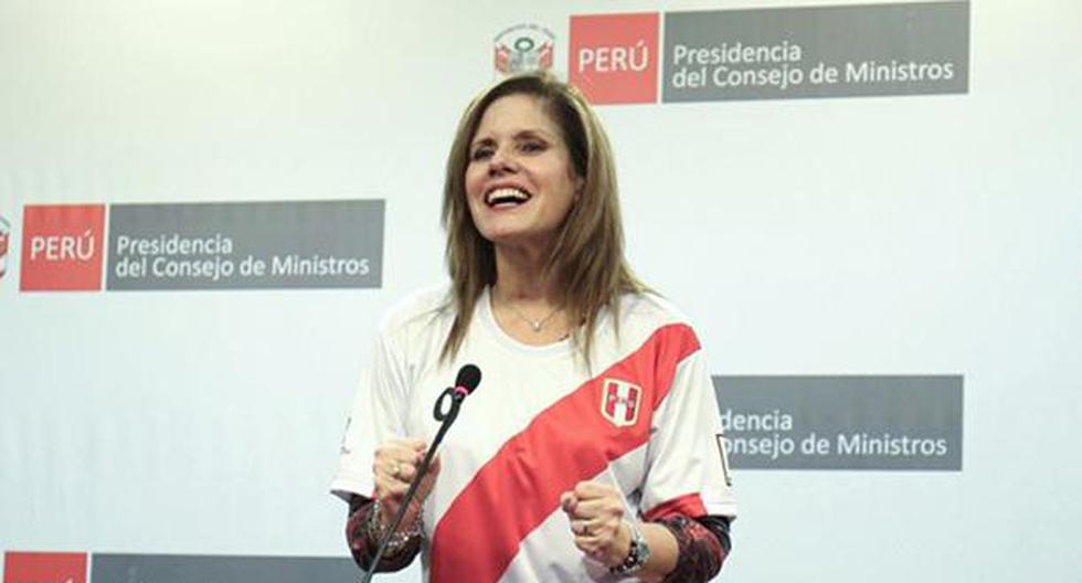 Mercedes Aráoz respalda a Paolo Guerrero y a la selección previo al Perú vs Nueva Zelanda. (Andina)