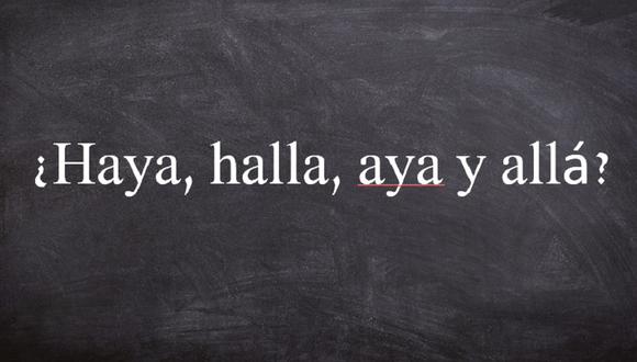 "Haya", "Haya", "Aya" y "Allá" pueden sonar igual, pero son palabras diferentes. Si no tienes un diccionario a la mano, esta nota puede ser tu salvación (Foto: Pixabay / Composición)