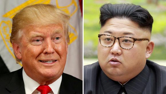 El presidente de Estados Unidos Donald Trump y el dictador de Corea de Norte Kim Jong-un. (Reuters).