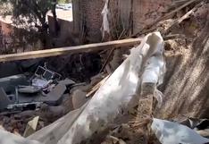 Explosión destruye una vivienda en Ayacucho