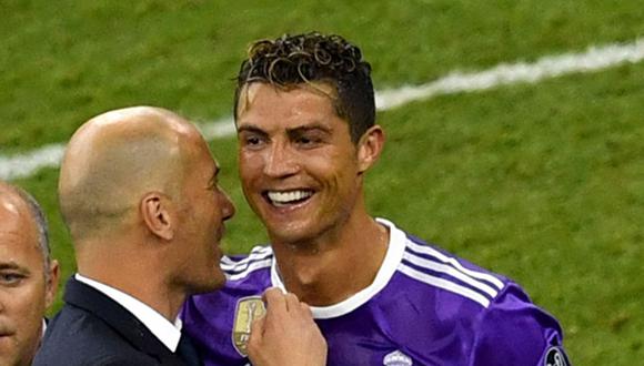 Cristiano Ronaldo y Zinedine Zidane fueron piezas claves en la obtención de la histórica duodécima Champions League del Real Madrid. (Foto: AFP)