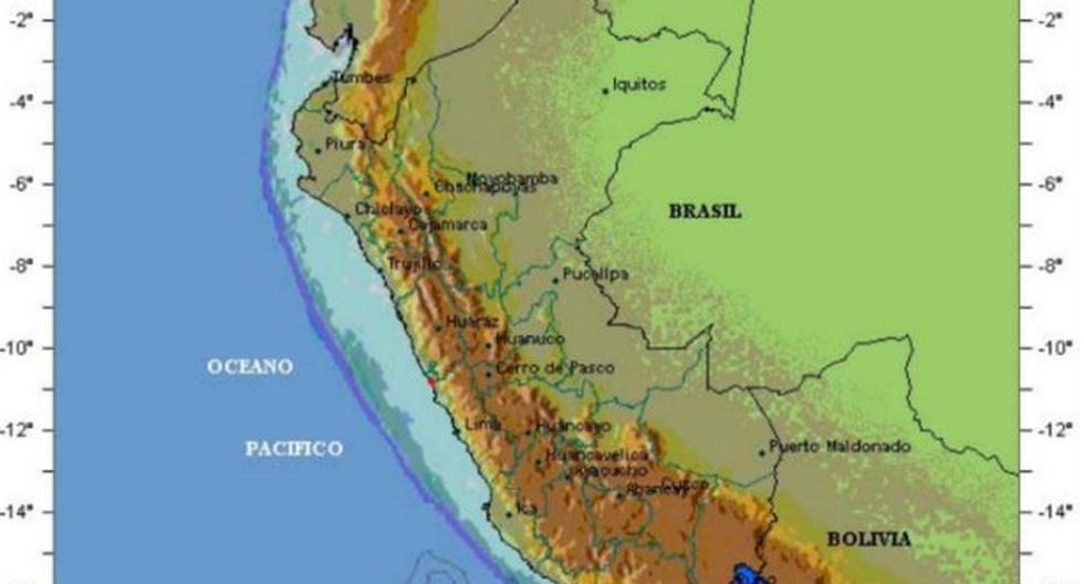 Un sismo de 4.0 grados de magnitud en la escala de Richter se registró esta tarde a 51 kilómetros al sur de la ciudad de Huacho. (Foto: Andina)