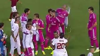 Keita agredió con una botella a Pepe en el Real Madrid vs. Roma