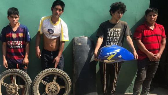 Trujillo: detienen a integrantes de banda criminal, entre ellos un menor de edad